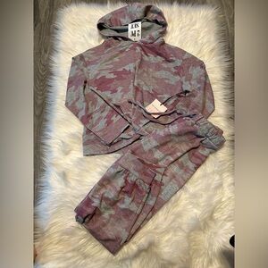 Love squad Camouflage Hoodie and Jogger Set